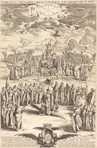 The Triumph of the Virgin by Jacques Callot