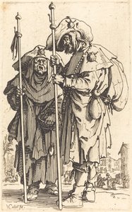 The Two Pilgrims, c. 1622 by Jacques Callot