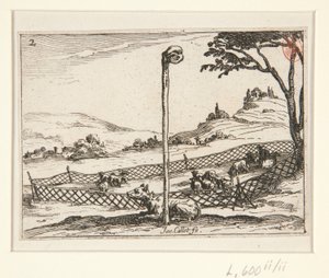 The Vigilant Eye - no. 2 from the series by Jacques Callot