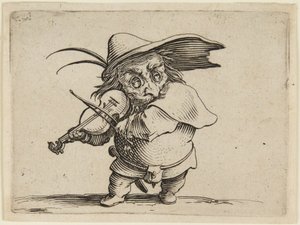 The Violin-Player by Jacques Callot