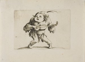 The Wobbly Man Playing the Guitar