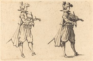 Violinist by Jacques Callot