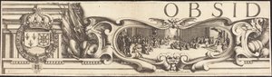 The Siege of La Rochelle [plate 1 of 16] by Jacques Callot and Abraham Bosse