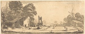The Garden by Jacques Callot or Follower of Jacques Callot