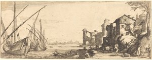 The Small Port by Jacques Callot or Follower of Jacques Callot