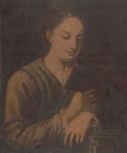 St. Catherine Reading by Jacques Christophe Le Blon