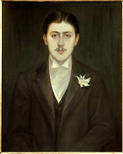 Portrait of Marcel Proust by Jacques Emile Blanche