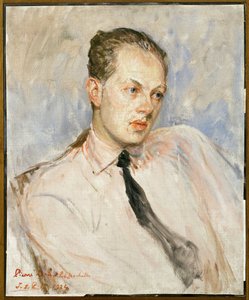 Study for the portrait of Pierre Drieu La Rochelle