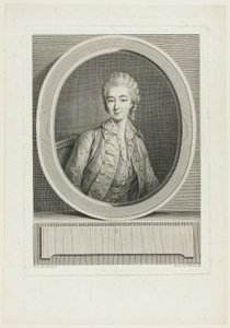Portrait by Jacques Firmin Beauvarlet