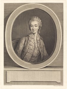 Madame du Barry by Jacques Firmin Beauvarlet after François Hubert Drouais