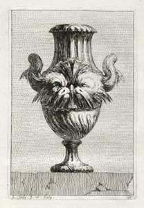 Suite of Vases: Plate 10 by Jacques Francois Joseph Saly