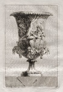 Suite of Vases: Plate 17 by Jacques Francois Joseph Saly