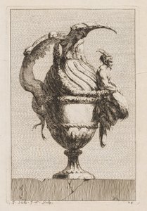 Suite of Vases: Plate 24, 1746 by Jacques Francois Joseph Saly