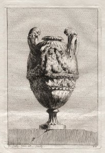Suite of Vases: Plate 27, 1746 by Jacques Francois Joseph Saly