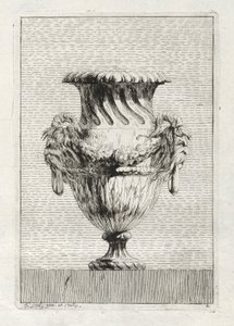 Suite of Vases: Plate 2, 1746 by Jacques Francois Joseph Saly