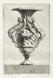 Suite of Vases: Plate 4 by Jacques Francois Joseph Saly