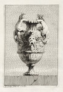 Suite of Vases: Plate 7 by Jacques Francois Joseph Saly