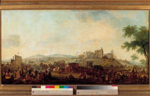View of the Military Maneuvers Camp Established Under the Command of the Prince of Conde Near Saint Omer