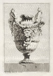 Suite of Vases: Plate 1 by Jacques François Saly
