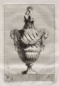 Suite of Vases: Plate 21 by Jacques François Saly