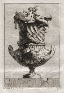 Suite of Vases: Plate 25 by Jacques François Saly