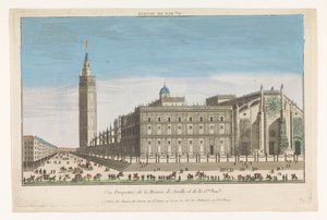 View of the Cathedral of Seville by Jacques Gabriel Huquier