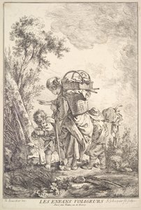 The Traveling Children by Jacques Gabriel Huquier