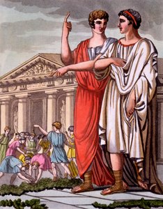Costume of the Candidate for Office in Rome, a Folio from 