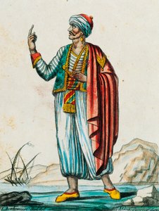 Male Costume from Barbarian and Muslim States, from Encyclopedie des Voyages
