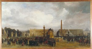 Ceremony for the Return of the Ashes of Emperor Napoleon I in 1840 by Jacques Guiaud