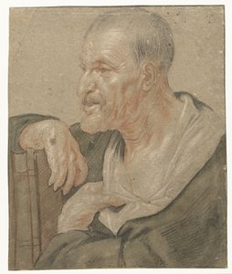 Shoulder Piece of an Evangelist, to the Left by Jacques Jordaens