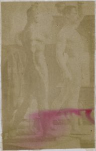 Study of a Male Nude Model, Standing and Seen from the Side, in the Studio of Jacques de Lalaing