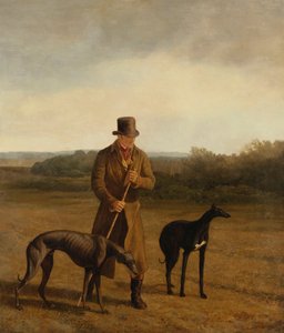 Portrait of Lord Rivers with Two Greyhounds, c.1825 by Jacques Laurent Agasse