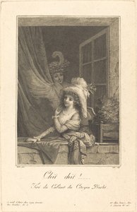 Chit chit by Jacques Louis Copia after Jean Baptiste Mallet