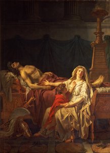 Andromache mourning Hector by Jacques Louis David