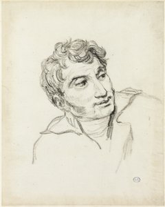 Bust of a Man, Head Turned to Right by Jacques Louis David