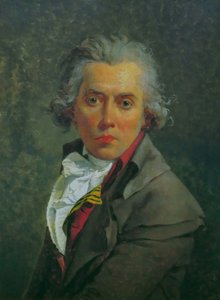 Self-Portrait with Three Collars by Jacques Louis David