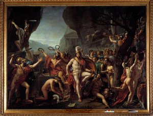 Leonidas at Thermopylae by Jacques Louis David