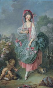 Mademoiselle Guimard as Terpsichore by Jacques Louis David
