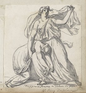 Niobe and Her Daughter by Jacques Louis David