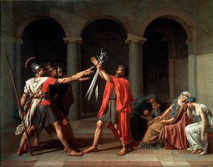 Oath of the Horatii by Jacques Louis David
