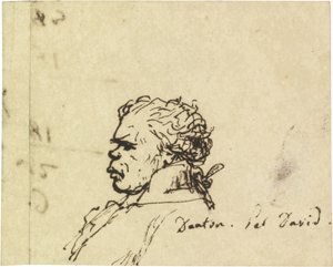 Portrait of Georges Jacques Danton, 1759-1794 by Jacques Louis David