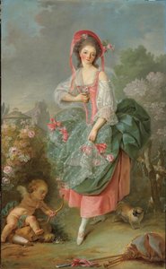 Portrait of Mademoiselle Guimard as Terpsichore by Jacques Louis David