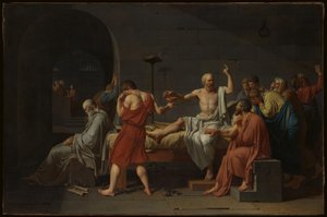 The Death of Socrates by Jacques Louis David