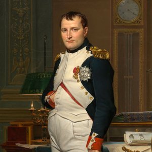 The Emperor Napoleon in His Study at the Tuileries by Jacques Louis David