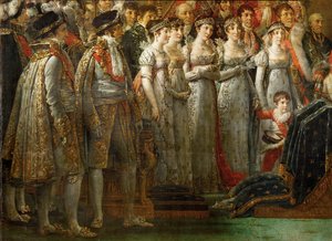 The Coronation of Emperor Napoleon I Bonaparte by Jacques Louis David