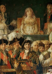 The Coronation of Napoleon I by Pope Pius VII in the Cathedral of Notre-Dame de Paris by Jacques Louis David