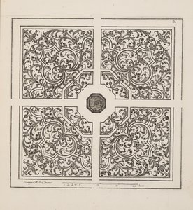Design for Parterre, from Theatre des Plans et Jardinages, pub.1652 by Jacques Mollet