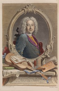 Portrait of Jean-Baptiste Oudry 1686-1755, 1755