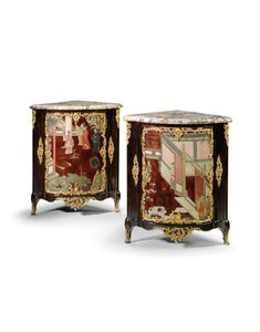 Pair of Louis XV Coromandel Encoignures